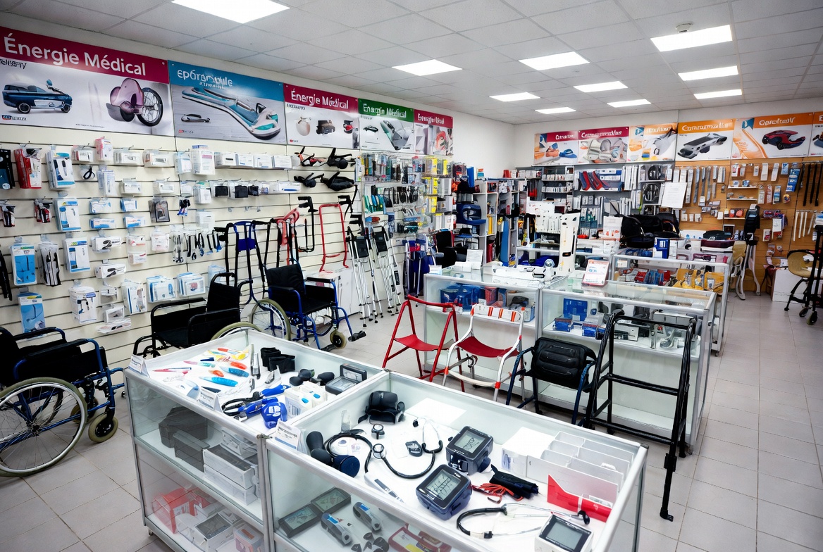 Energie médical : vente en boutique et par Internet…