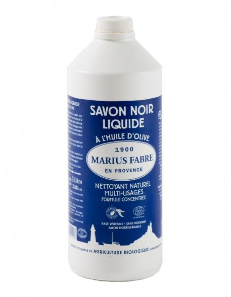 Savon noir liquide à l’huile d’olive Marius Fabre !