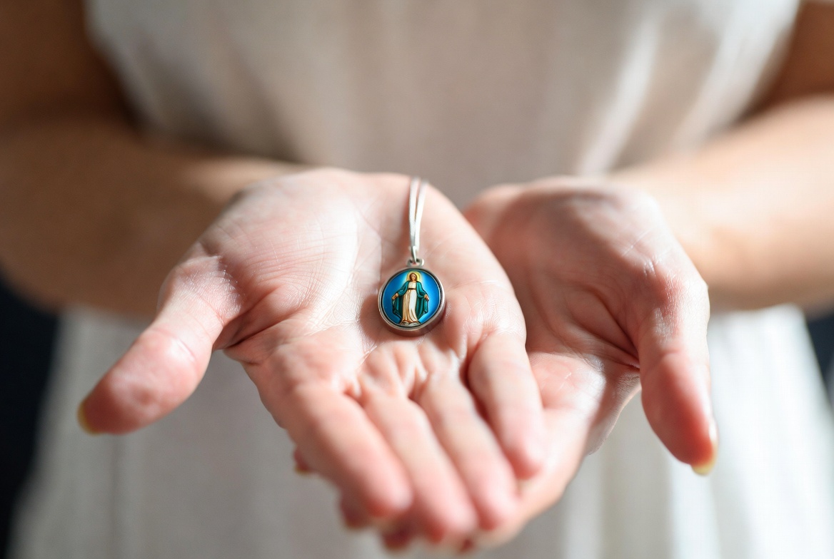 médaille de la Vierge à son enfant